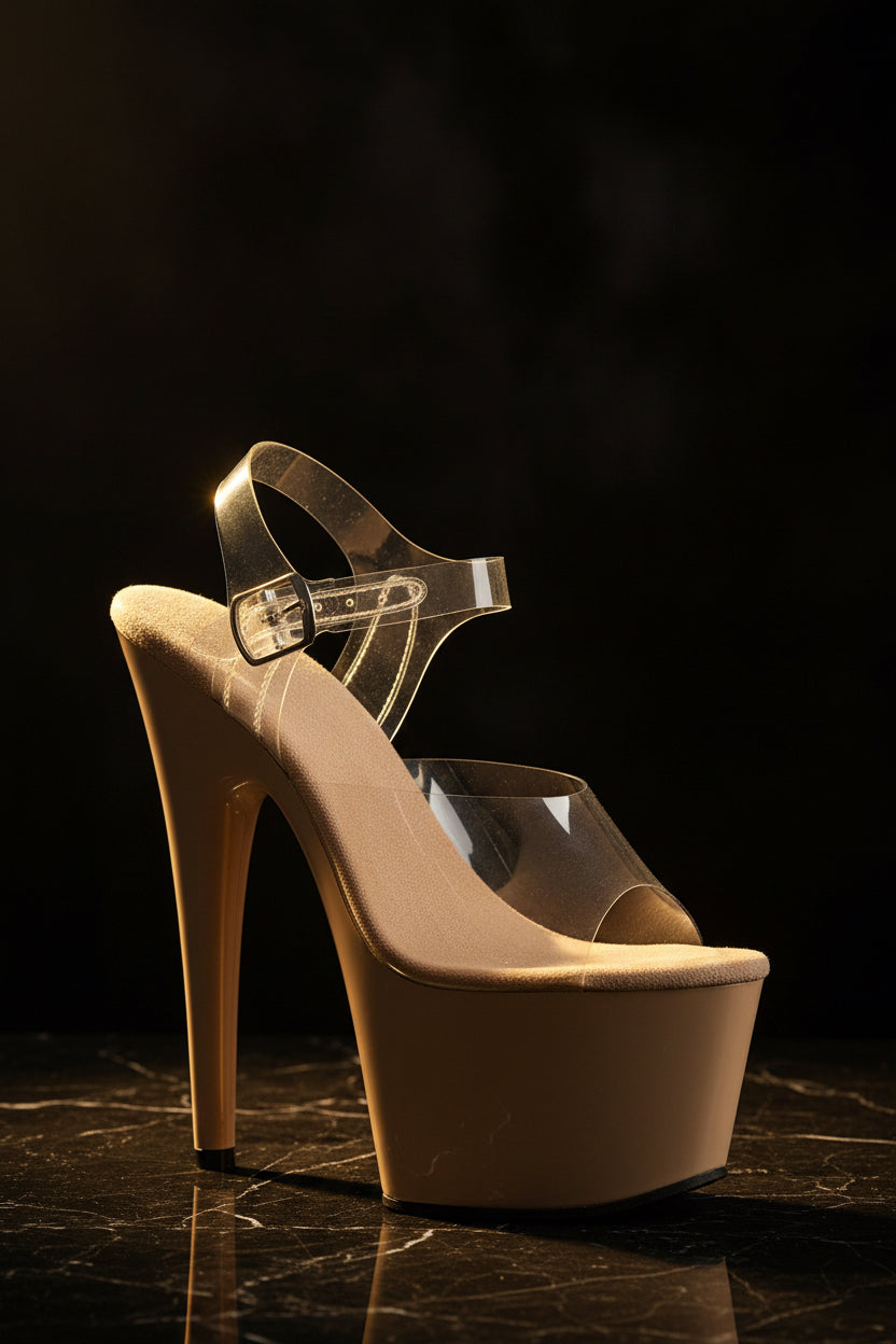 Night Shift Stiletto Heels – Buckle Me Up - Jersei Love Exotic Wear