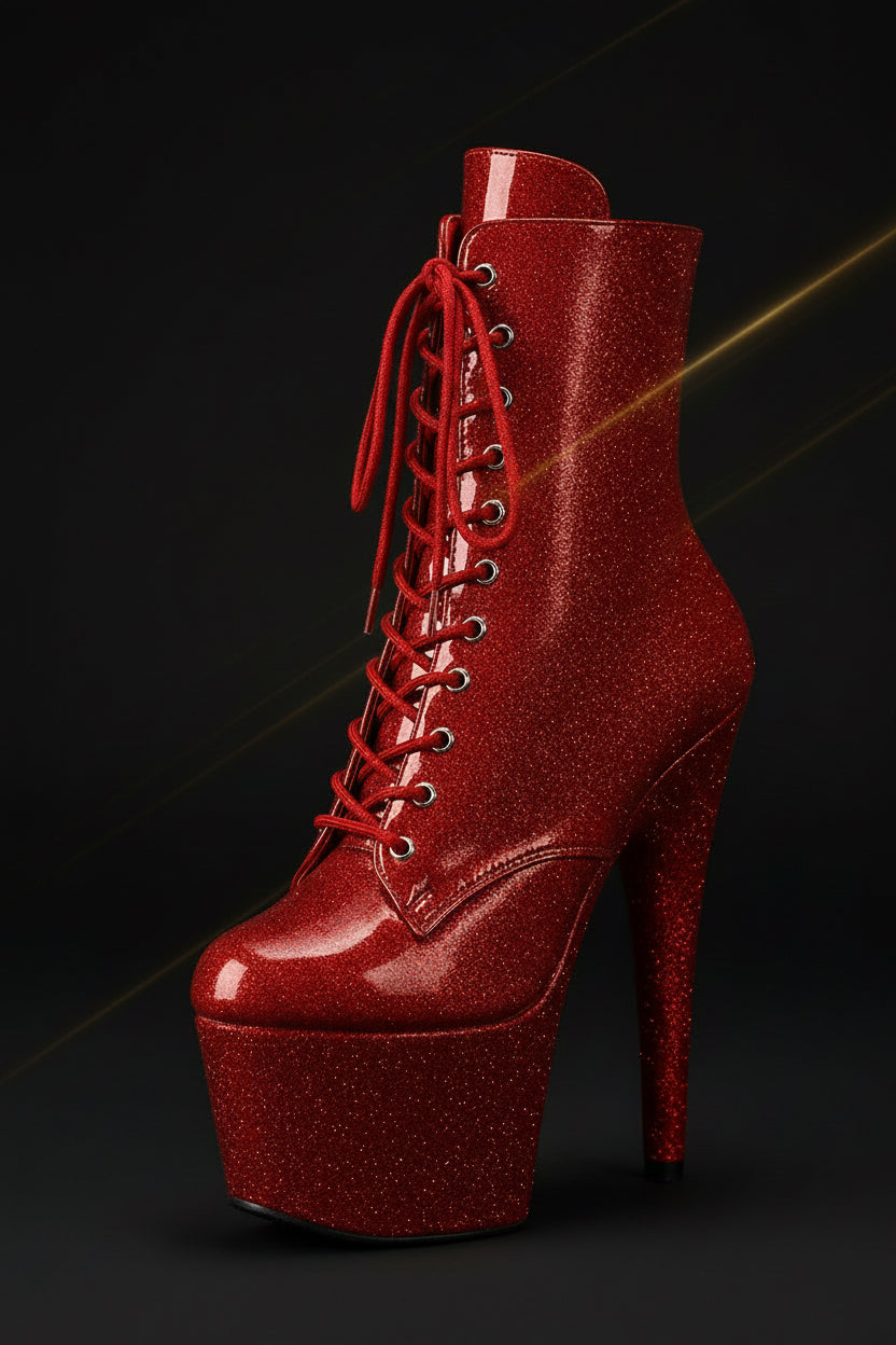 Night Shift Pole Boots – Mirror Babe - Jersei Love Exotic Wear