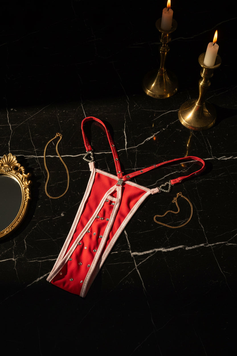 Vault Two-Piece Set – Heart Hustle - Jersei Love Exotic Wear