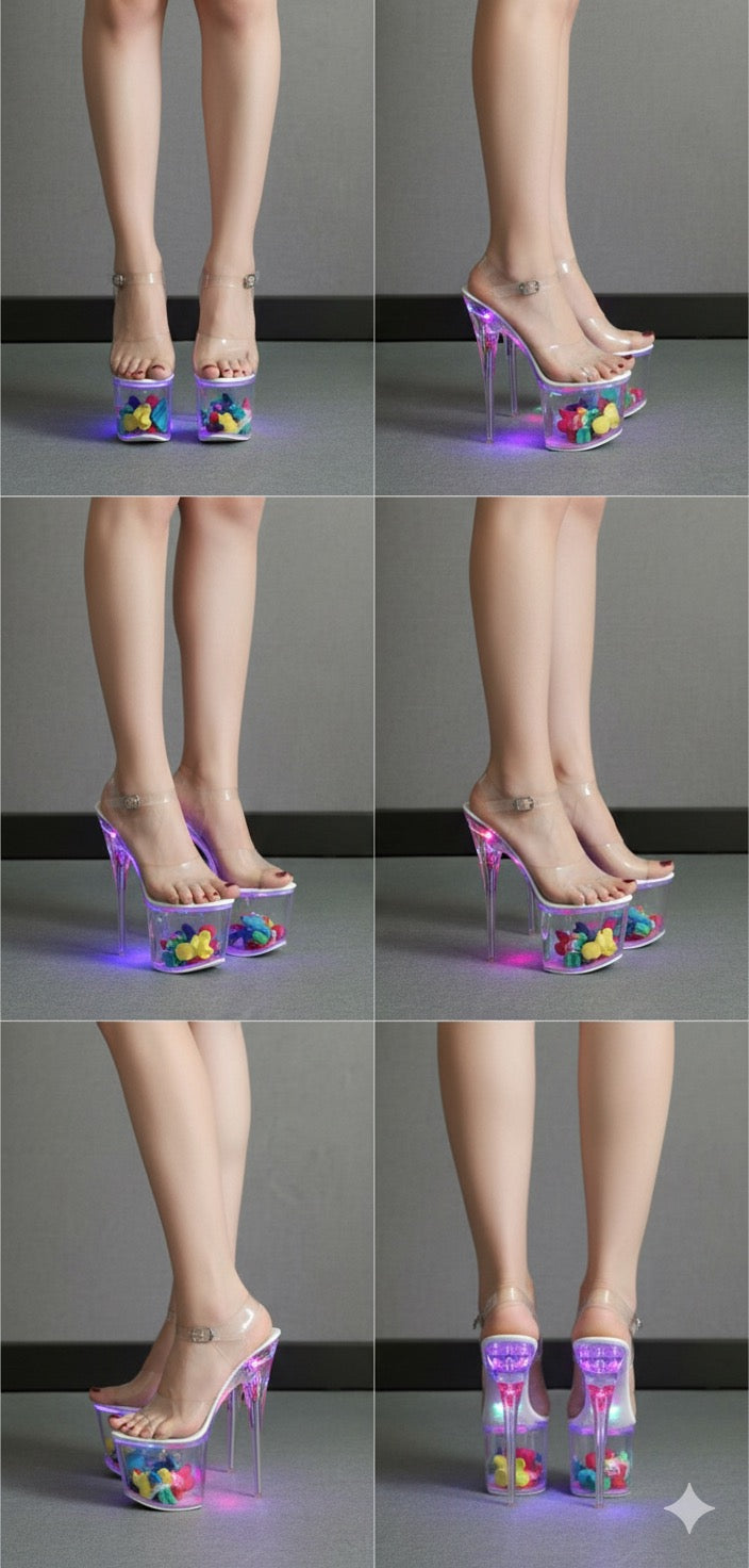 Night Shift Stiletto Heels – Glow Getter