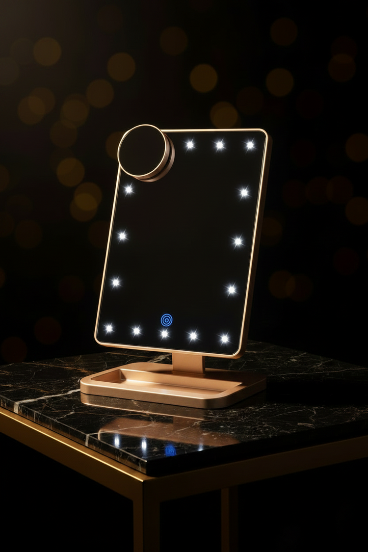 Makeup Bar: Glow & Go Bluetooth Vanity Mirror - Jersei Love Exotic Wear