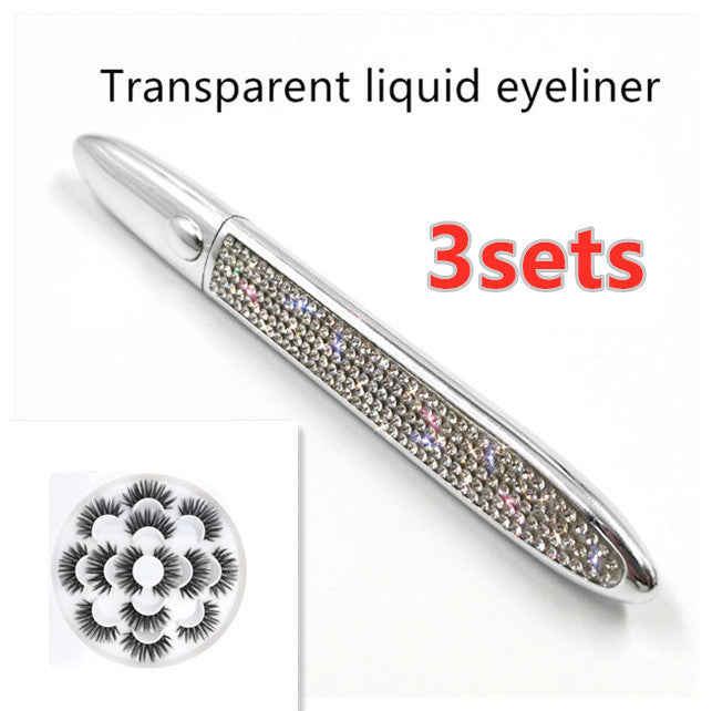 Self-adhesive Eyeliner Multicolor with Lashes