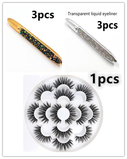 Self-adhesive Eyeliner Multicolor with Lashes