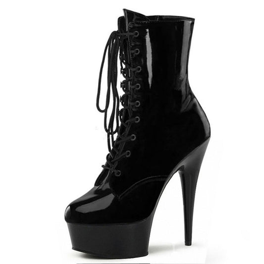 Lace Me Down 6-Inch Pole Boots