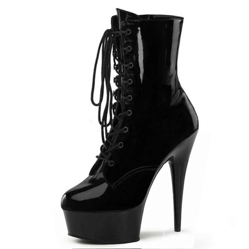 Lace Me Down 6-Inch Pole Boots