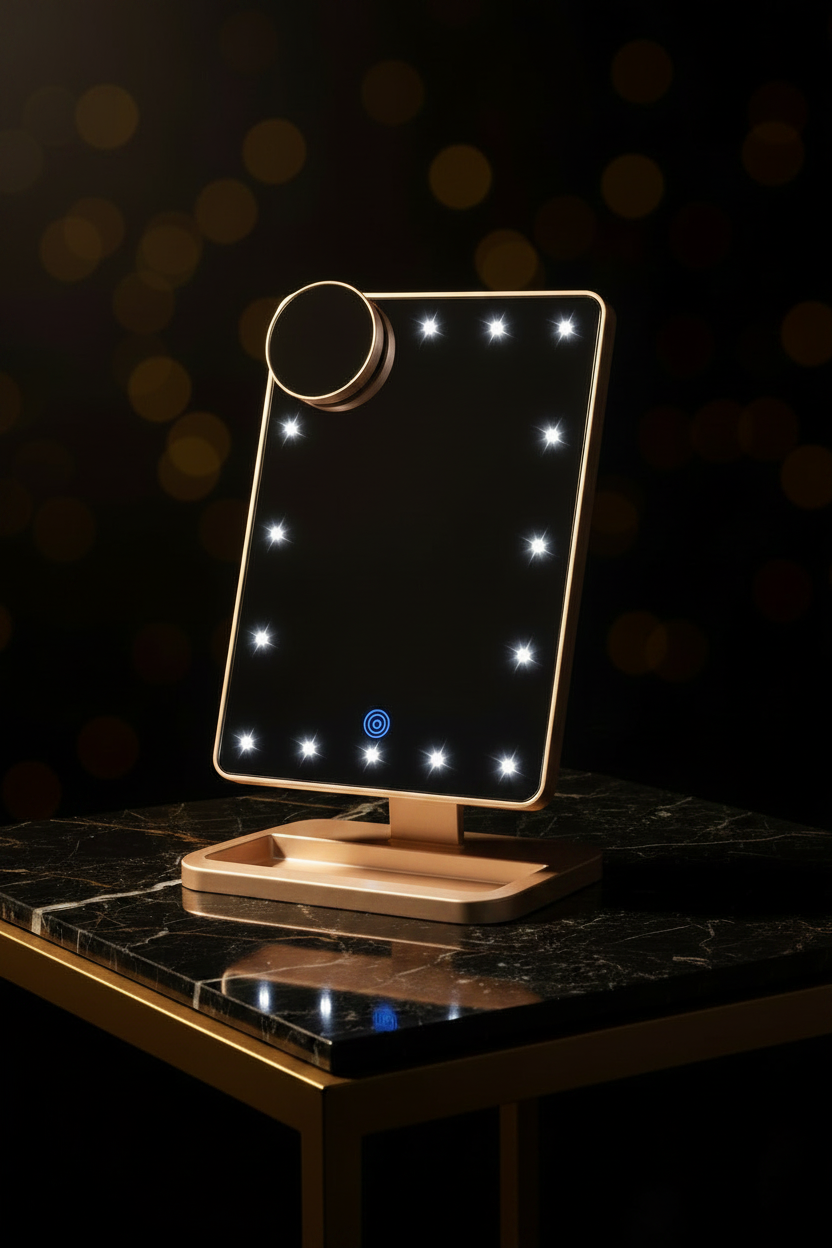 Makeup Bar: Glow & Go Bluetooth Vanity Mirror - Jersei Love Exotic Wear