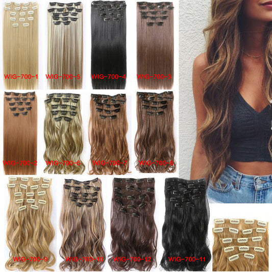 Silk Luxe Clip-In Straight Hair Extensions