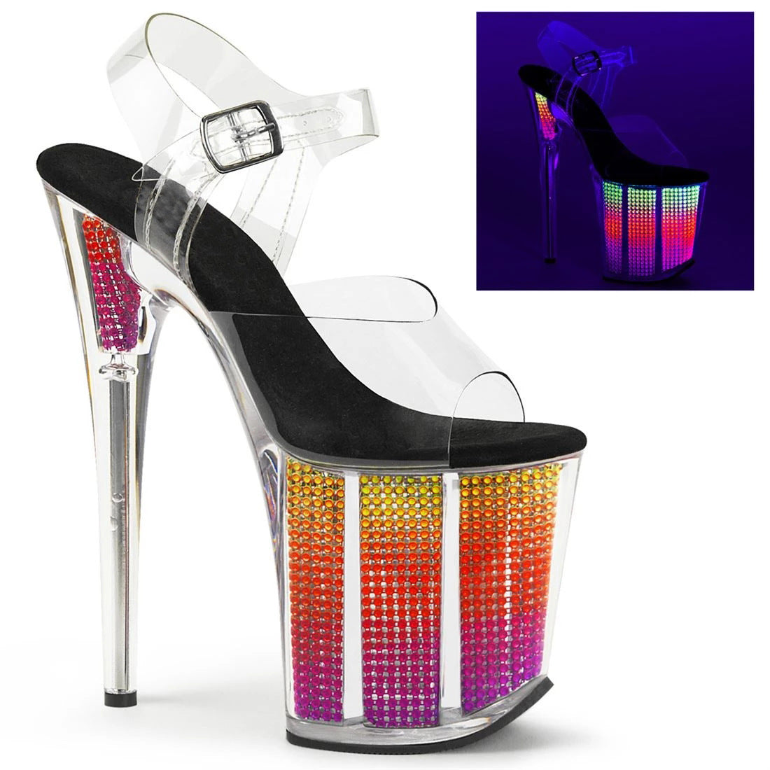 Crystal Dreams 8-Inch Stiletto Heels