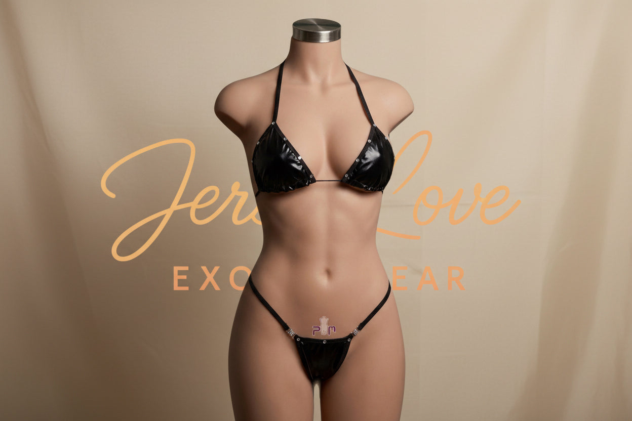 Black Heart Bliss Microkini Set – Obsidian Kiss