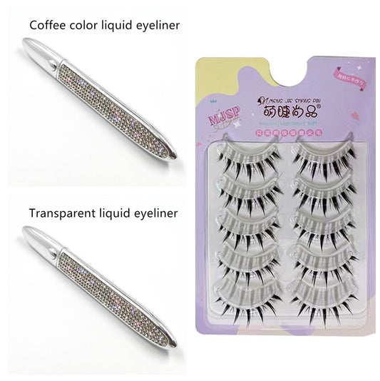 Self-adhesive Eyeliner Multicolor with Lashes