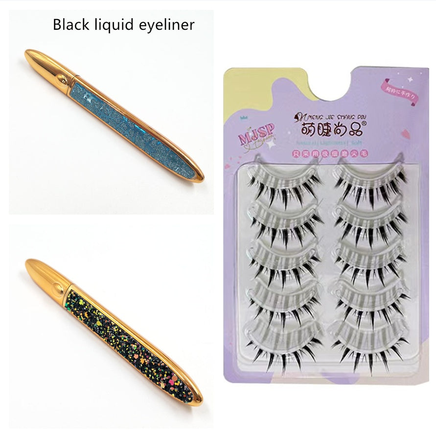 Self-adhesive Eyeliner Multicolor with Lashes
