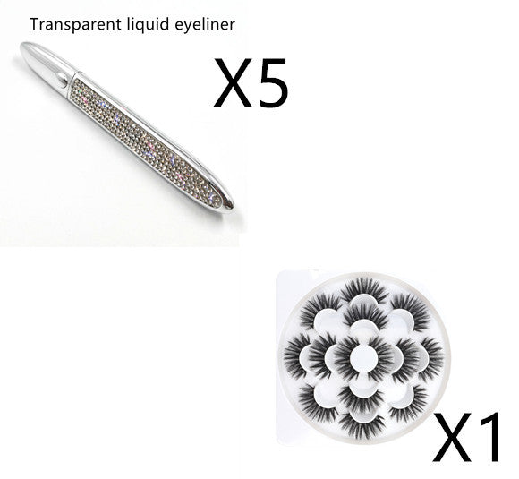 Self-adhesive Eyeliner Multicolor with Lashes