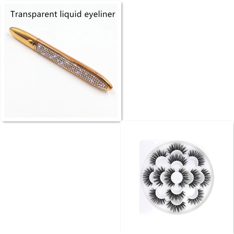 Self-adhesive Eyeliner Multicolor with Lashes